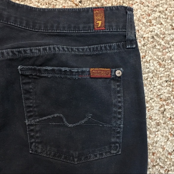 7 For All Mankind Denim Jean Skirt - Picture 3 of 7